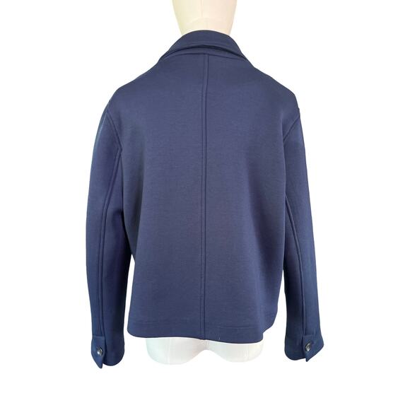 Maeve Navy Double Breasted Jacket Women’s Small Knit Peacoat Anthropologie - Picture 3 of 9